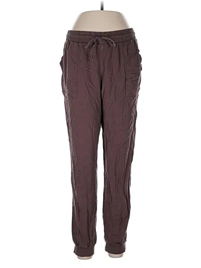 Pre-owned Splendid Casual Pants In Burgundy