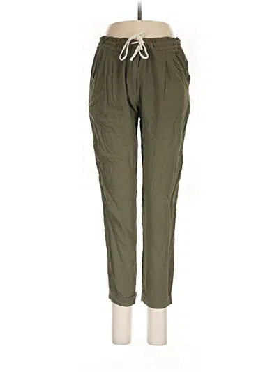 Pre-owned Splendid Casual Pants In Green