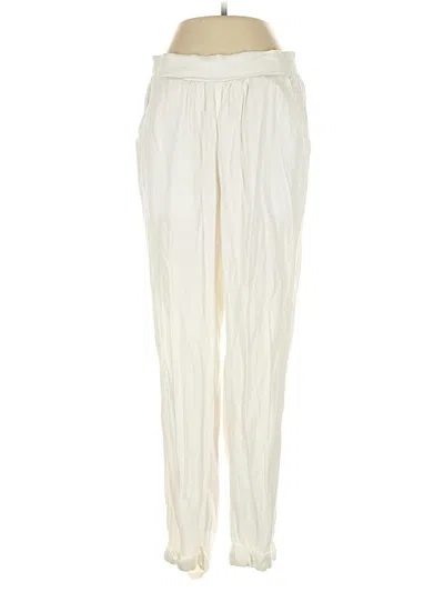 Pre-owned Splendid Casual Pants In Ivory