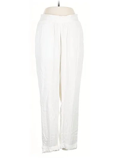 Pre-owned Splendid Casual Pants In White