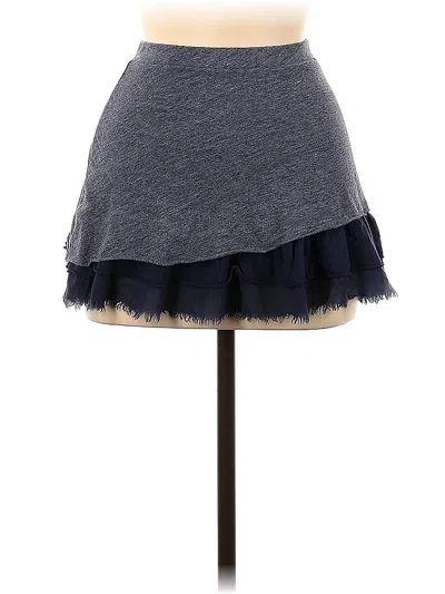 Pre-owned Splendid Casual Skirt In Gray