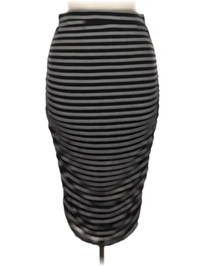 Pre-owned Splendid Casual Skirt In Gray