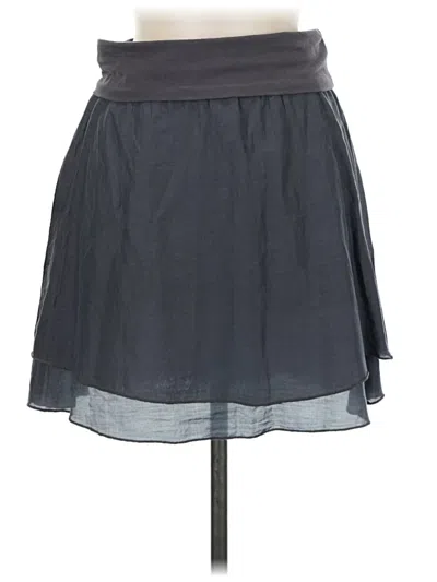 Pre-owned Splendid Casual Skirt In Gray
