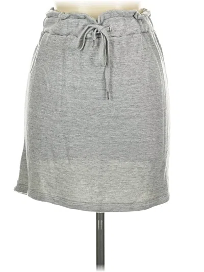 Pre-owned Splendid Casual Skirt In Gray