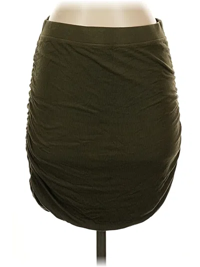Pre-owned Splendid Casual Skirt In Green