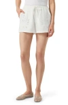 Splendid Cayden Embroidered Drawstring Waist Shorts