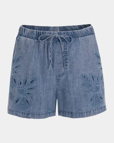 SPLENDID CAYDEN EMBROIDERED SHORTS