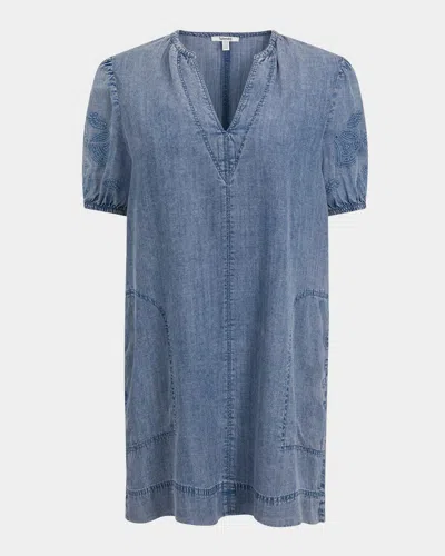 SPLENDID CAYDEN INDIGO MINI DRESS