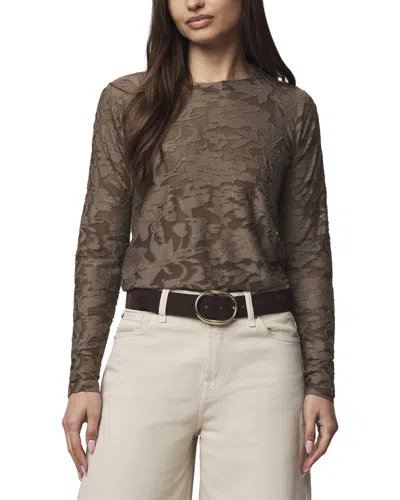 Splendid Cecelia Floral T-shirt In Brown