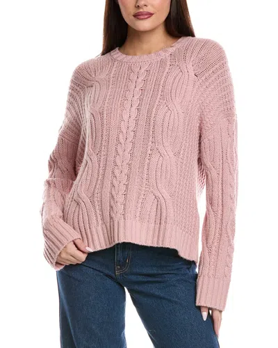 Splendid Cecilia Wool & Cashmere-blend Sweater In Pink