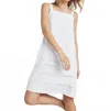 Splendid Celine Mini Dress In White In White