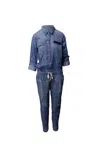 Splendid Chambray Jumpsuit In Blue Lyocell In Blue