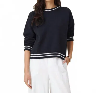 Splendid Cherry On Top Sweater In Navy In Blue