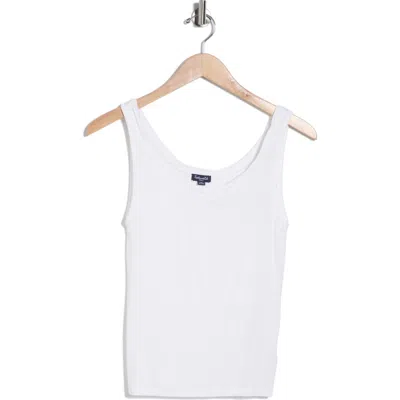 Splendid Chiara Crop Tank In White
