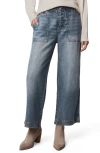 Splendid Chloe Crop Wide Leg Jeans In Blue