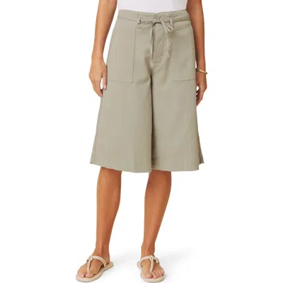 Splendid Chloe Long Shorts In Green