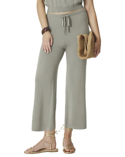 Splendid Christa Crop Sweater Pant In Green