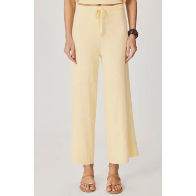 Splendid Christa Crop Sweater Pants In Neutral