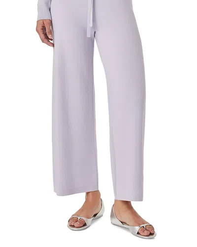 Splendid Christa Crop Sweater Pants In Purple