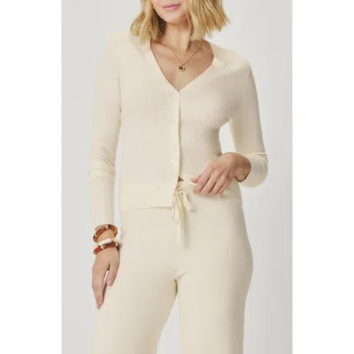 Splendid Christa Cropped Cardigan In Neutral