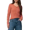 Splendid Classic Thermal Henley In Brown