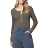 Splendid Classic Thermal Henley In Green