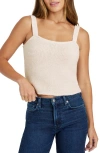 Splendid Claudia Sweater Tank Top In Moonstone