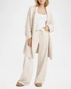 Splendid Claudia Open-knit Cardigan In Moonstone