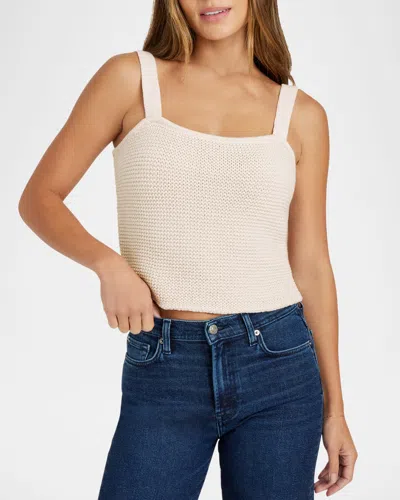Splendid Claudia Sweater Tank Top In Moonstone