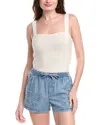 Splendid Claudia Sweater Tank Top In White