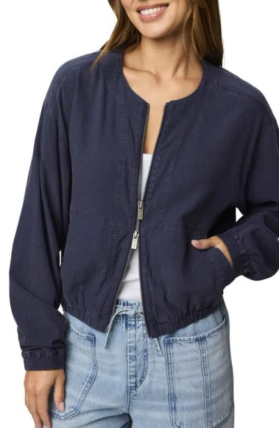 Splendid Clea Bomber Jacket In Blue