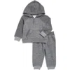 Splendid Cloudline Hoodie & Joggers Set In Chrome Multi