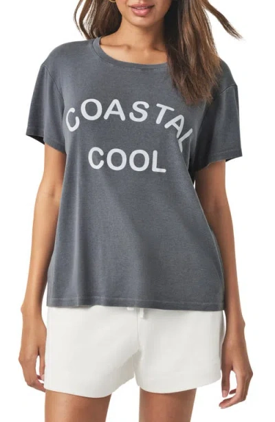 Splendid Coastal Cool Cotton Blend Graphic T-shirt
