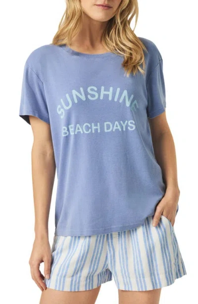 Splendid Coastal Cool Cotton Blend Graphic T-shirt