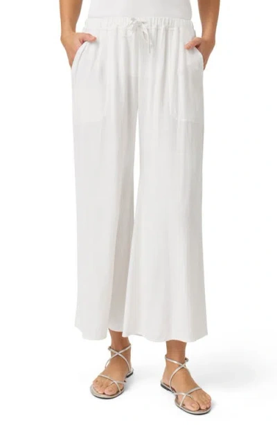 Splendid Coastal Crop Wide Leg Pants In White