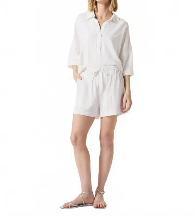 Splendid Coastal Linen Blend Short In White
