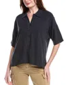 Splendid Coastal Linen-blend Top In Blue
