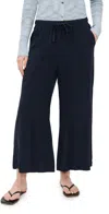 Splendid Coastal Crop Wide Leg Pants In Navy