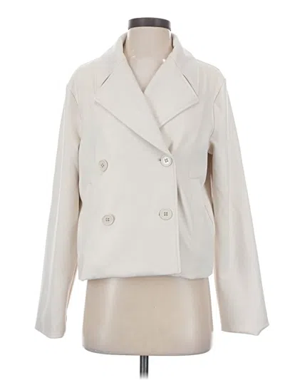 Pre-owned Splendid Coat In Ivory