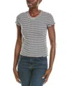 Splendid Como Pointelle T-shirt In Black