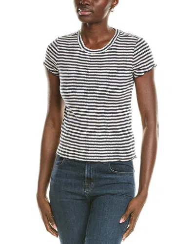 Splendid Como Pointelle T-shirt In Black