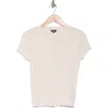 Splendid Como Pointelle T-shirt In Moonstone
