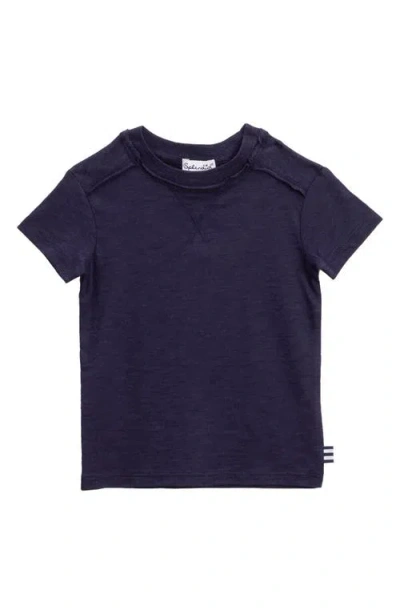 Splendid Babies'  Cotton & Modal T-shirt In Blue