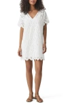 Splendid Cotton Eyelet Minidress In White