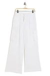 Splendid Cotton Gauze Cargo Pants In White