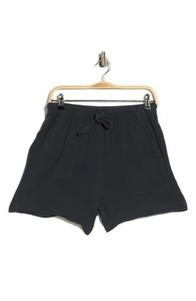 Splendid Cotton Gauze Shorts In Blue