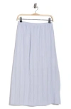 Splendid Cotton Jacquard Midi Skirt In White