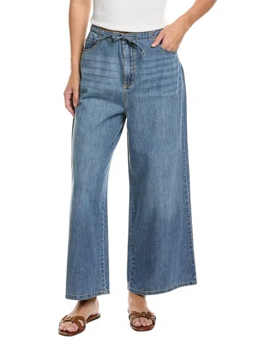 Splendid Cotton Lounge Denim Pant In Blue