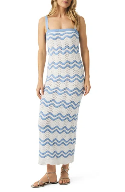 Splendid Cove Pointelle Stitch Jumper Dress