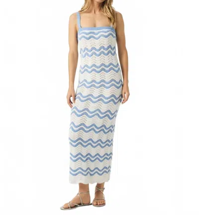 SPLENDID COVE SWEATER DRESS IN STEEL BLUE STRIPE